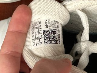 Scarpe Adidas bianche taglia 37 1/3