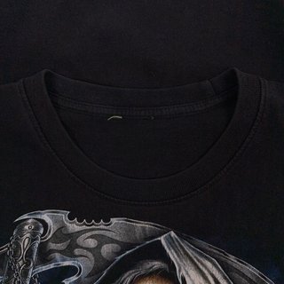 Vintage Grim Reaper Graphic T-Shirt Black M