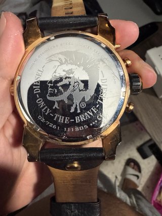 Reloj Diesel Mr. Daddy Negro/Dorado