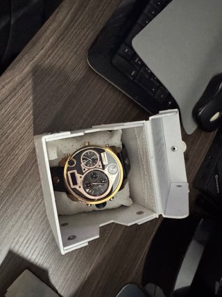 Reloj Diesel Mr. Daddy Negro/Dorado