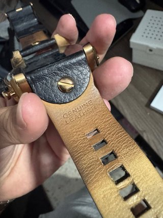 Reloj Diesel Mr. Daddy Negro/Dorado