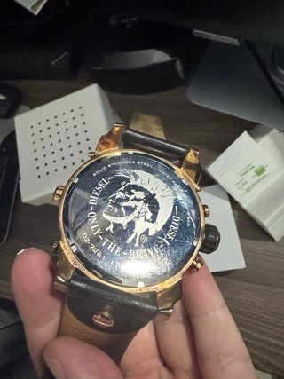 Reloj Diesel Mr. Daddy Negro/Dorado
