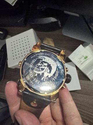 Reloj Diesel Mr. Daddy Negro/Dorado