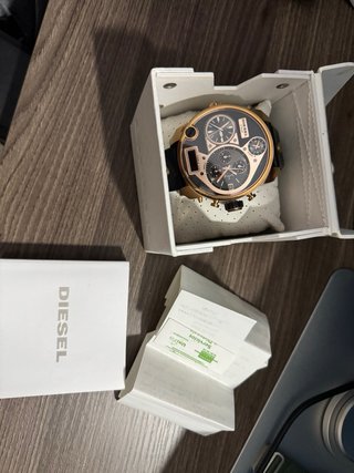 Reloj Diesel Mr. Daddy Negro/Dorado