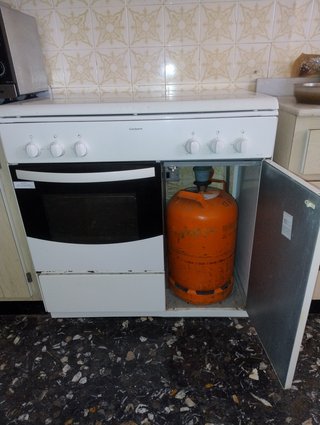 Cocina de gas butano