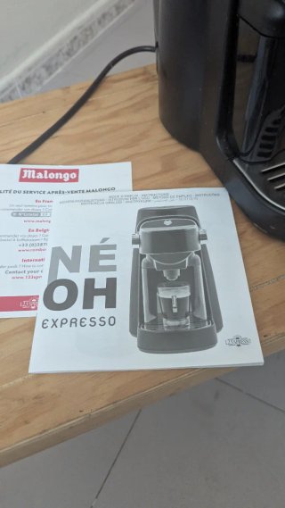 Cafetera Monodosis Malongo NéOh Expresso