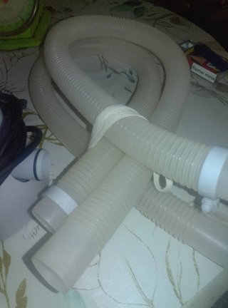Depuradora de agua de plástico con accesorios