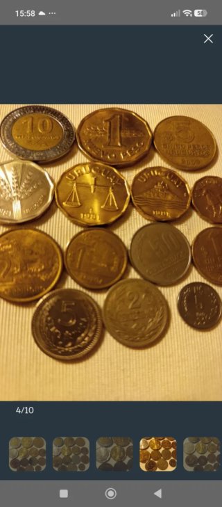 Lote monedas Uruguay