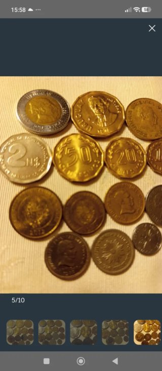 Lote monedas Uruguay