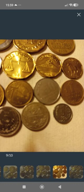Lote monedas Uruguay