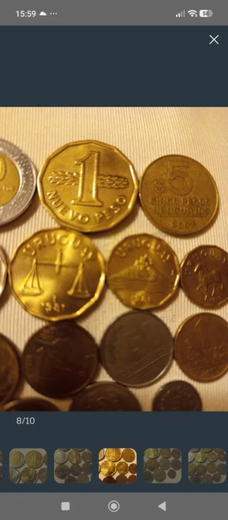 Lote monedas Uruguay