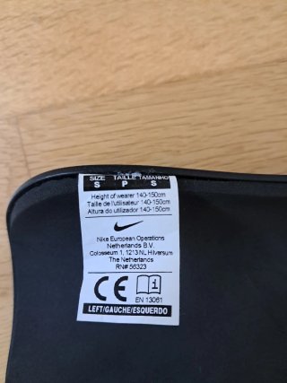 Espinilleras Nike J Guard Talla S