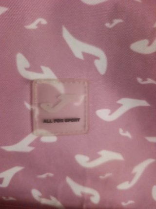 Mochila Joma Rosa con Estampado Blanco