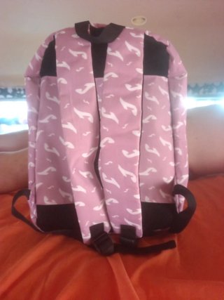 Mochila Joma Rosa con Estampado Blanco