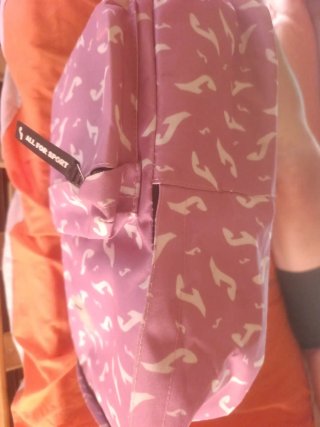 Mochila Joma Rosa con Estampado Blanco