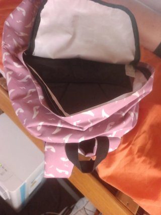 Mochila Joma Rosa con Estampado Blanco