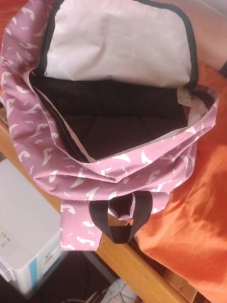 Mochila Joma Rosa con Estampado Blanco