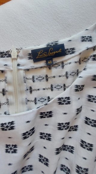 Vestito Luisa Spagnoli bianco e nero