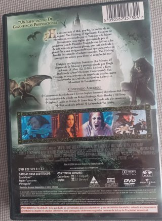 DVD Van Helsing (Español)