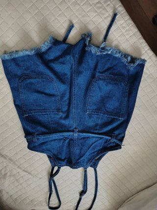 Mono vaquero corto tirantes ajustables