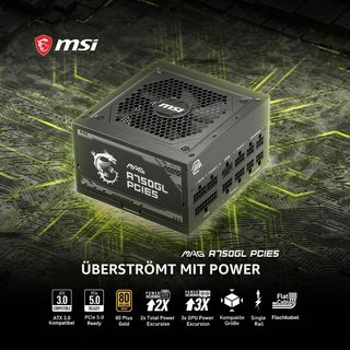 MSI MAG A750GL PCIE5 Alimentatore 750W