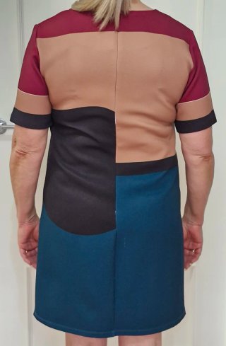 Vestido de manga corta