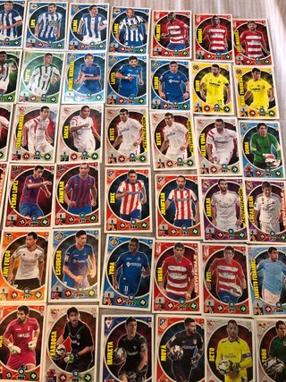 Gran Lote cartas cromos Adrenalyn XL liga 2014-15