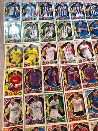 Gran Lote cartas cromos Adrenalyn XL liga 2014-15