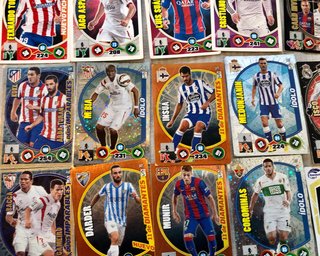 Gran Lote cartas cromos Adrenalyn XL liga 2014-15