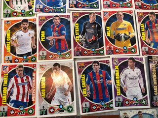 Gran Lote cartas cromos Adrenalyn XL liga 2014-15