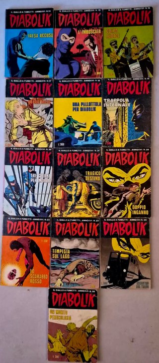 Diabolik anno XVI dal n. 1 al n. 26