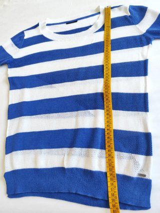 Jersey Ideal Rayas Azul Blanco