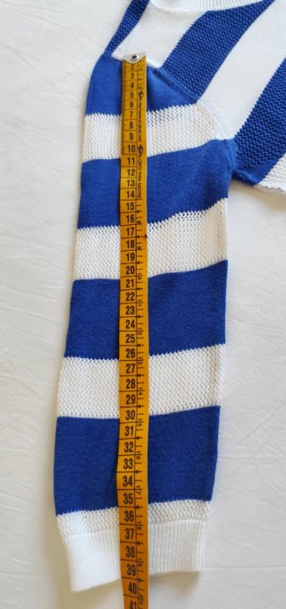 Jersey Ideal Rayas Azul Blanco