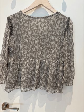 Blusón estampado talla S