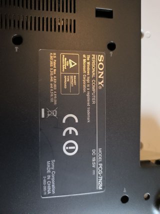 Sony VAIO PCG-7N2M - Portátil para piezas