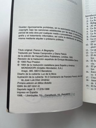 Franco “Caudillo de España” - Paul Preston