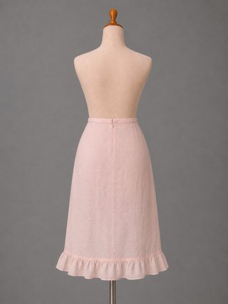 Falda de Ramio Rosa