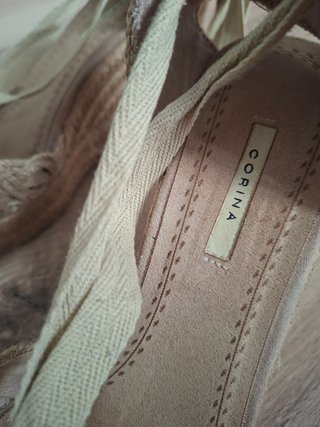 Sandalias esparto Corina beige