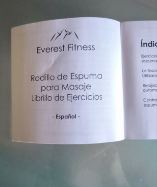 Rodillo de espuma azul con bolsa