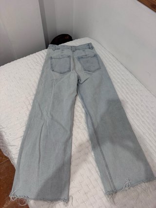 Vaqueros Stradivarius Anchos Azul Claro