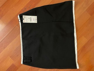 Mini Falda Zara Negra Talla L nueva con etiqueta