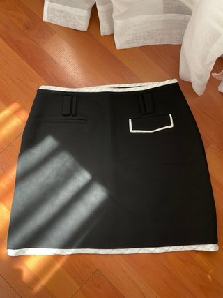 Mini Falda Zara Negra Talla L nueva con etiqueta