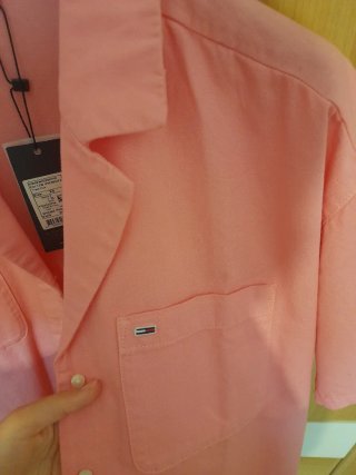 Camicia Tommy Hilfiger rosa XS