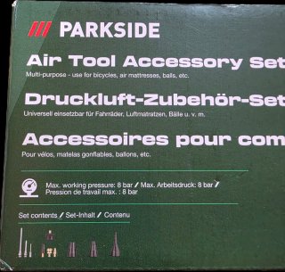 Set Accesorios Compresor Parkside