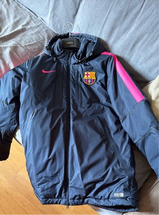 Chaqueta FC Barcelona Nike Azul y Rosa