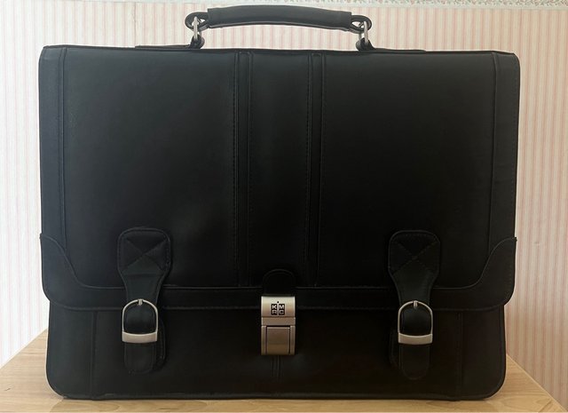 Valigetta esecutiva nera/portadocumenti/portatile