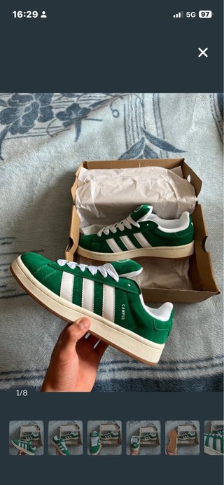 Adidas Campus Verdes Talla 43