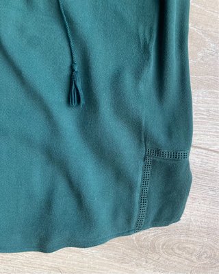 Blusa verde Massimo Dutti