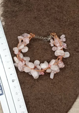 Pulsera Cuarzo Rosa