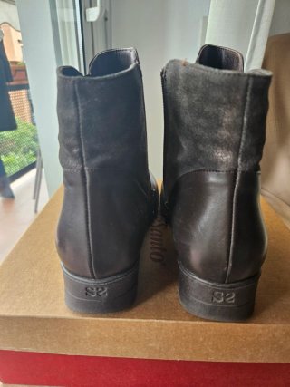 Botines Pie Santo Talla 38 Marrón